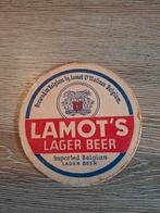 Oud bierviltje/sousbock lamot's lager beer, Verzamelen, Biermerken, Ophalen of Verzenden