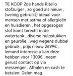 Ritello stofzuiger, zo goed als nieuw., Elektronische apparatuur, Ophalen, Zo goed als nieuw, Stofzuiger