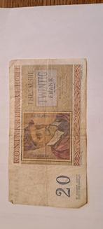 18 Belgische bankbiljetten van 20 frank. 1956, Ophalen, Setje