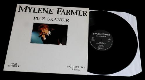 Mylène Farmer - Maxi 45 trs Plus grandir EO état neuf, CD & DVD, Vinyles | Pop, Comme neuf, 1980 à 2000, Enlèvement ou Envoi