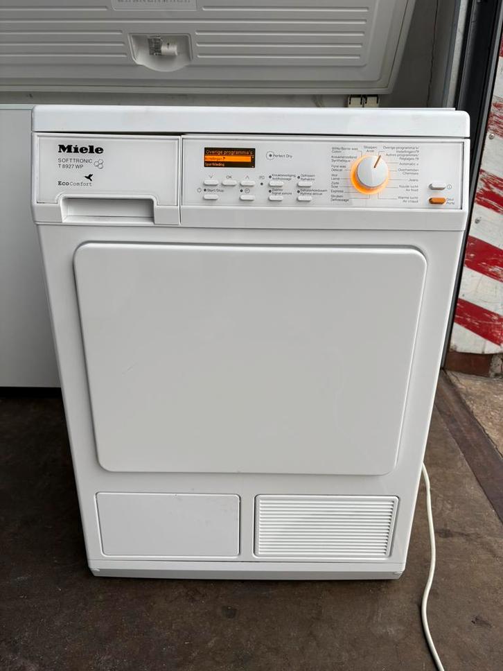 Droogkast Miele A+ 8 kg met GARANTIE €240, Elektronische apparatuur, Droogkasten, Zo goed als nieuw, Condens, Voorlader, 6 tot 8 kg