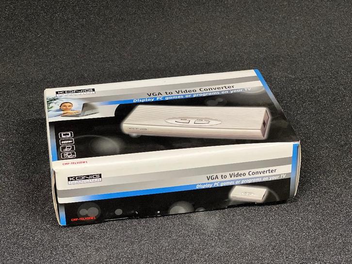 VGA to Video Converter NIEUW, Computers en Software, Pc- en Netwerkkabels, Nieuw, Ophalen of Verzenden