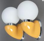 vintage set wandlampen Luigi Colani space age curry, Ophalen, Huis en Inrichting