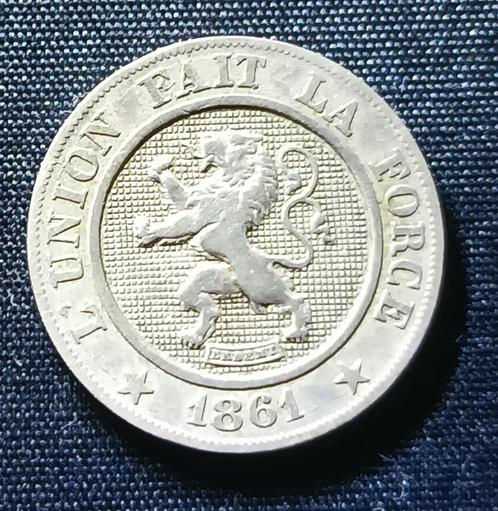 10 cent 1861 Leopold I, Postzegels en Munten, Munten | België, Losse munt, Verzenden