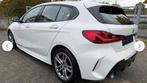 M Sport BMW 118i 140pk 63000km, Auto's, 4 deurs, 1 Reeks, Leder en Stof, Wit