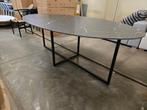 Ovale tafel met keramiek blad 220x120x77H, Ophalen, Nieuw, Ovaal