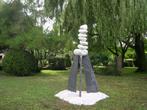 Sculpture zen marbre schiste ardoisier pour jardin, Jardin & Terrasse, Enlèvement ou Envoi, Neuf