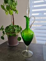Vintage italiaanse handgeblazen glas decanter / kruik /karaf, Antiek en Kunst, Ophalen of Verzenden