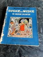 Suske en Wiske Blauwe reeks De Groene Splinter 1e druk, Une BD, Enlèvement, Utilisé, Willy Vandersteen