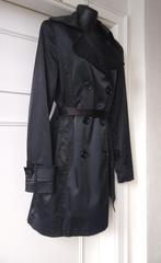 Zara zwarte trench coat / regenjas, maatje M (38), Kleding | Dames, Maat 38/40 (M), Ophalen of Verzenden, Gedragen, Zara