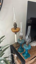 Partij vintage olielampen 7 stuks kannen en kaarsenhouder, Huis en Inrichting, Ophalen, Zo goed als nieuw