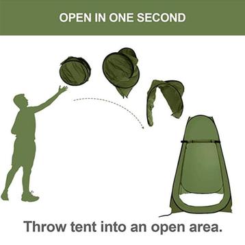 Douche tent - Omkleed tent - Groen 