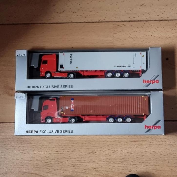 DAF en VOLVO - TAL - TRITON 45'fts, Hobby en Vrije tijd, Modelauto's | 1:87, Zo goed als nieuw, AWM, Ophalen of Verzenden