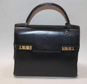 Sac à main Delvaux cuir noir lise modèle Tempête Vintage beschikbaar voor biedingen