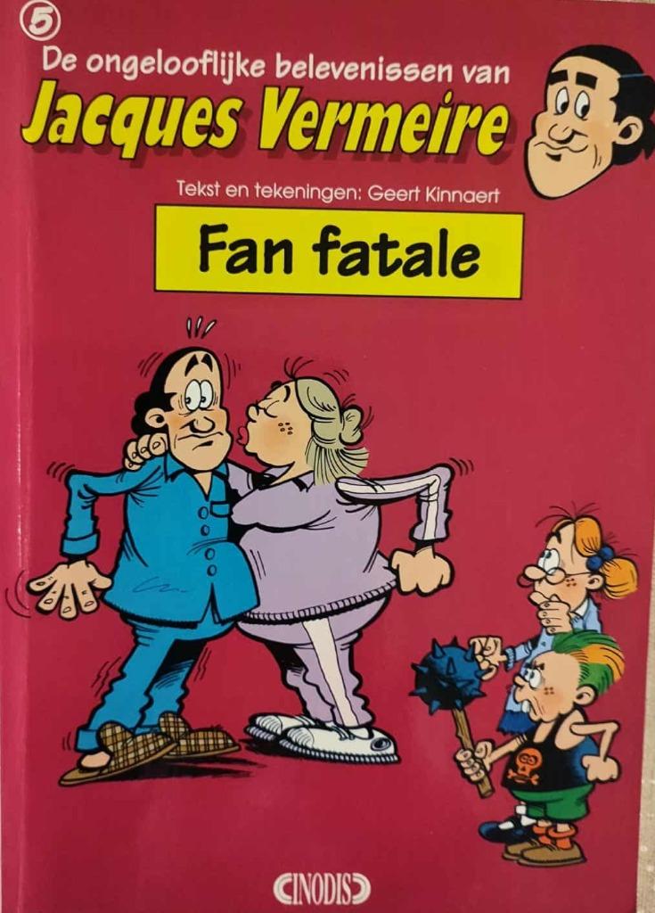strip Jacques Vermeire - Fan fatale, Eén stripboek, Ophalen of Verzenden, Gelezen