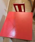Table et chaise d enfant rouge, Enlèvement, Comme neuf