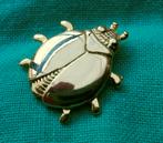 Vintage pin lieveheersbeestje pimpampoentje., Neuf, Enlèvement ou Envoi, Or, Moins de 4 cm