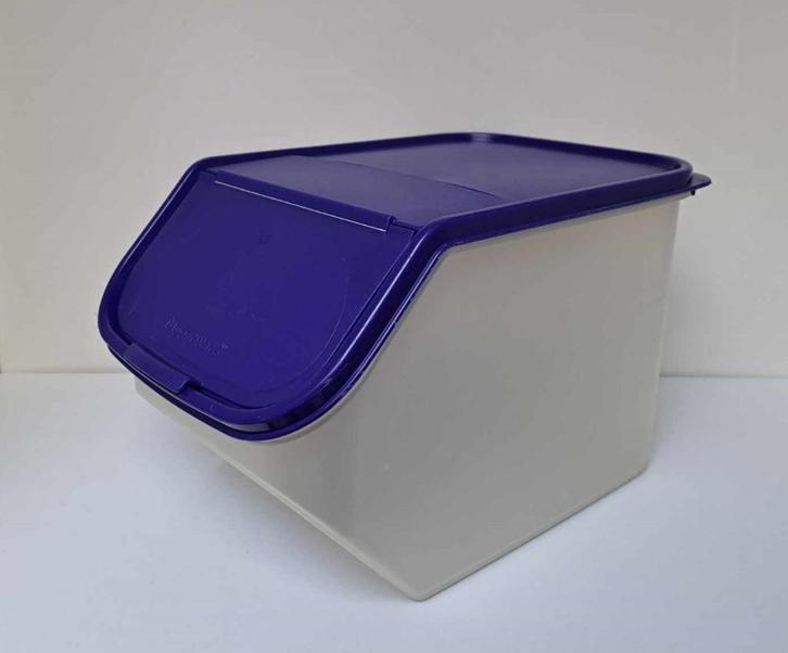 Tupperware™ « Gagn'Espace - Conservation » 3 litre - bleu, Maison & Meubles, Cuisine| Tupperware, Utilisé, Boîte, Bleu, Envoi