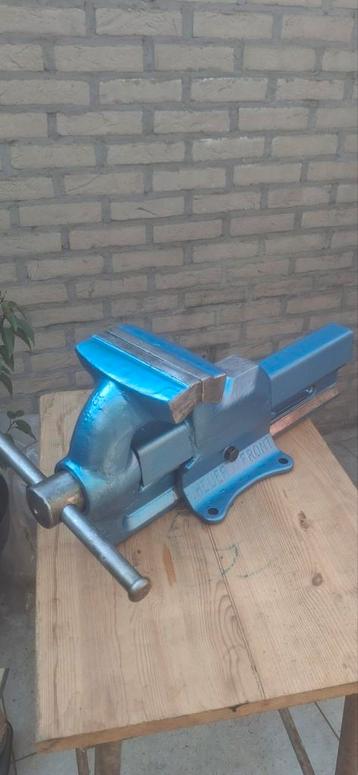 Professionele Bankschroef  HEUER 150, Doe-het-zelf en Bouw, Werkbanken, Ophalen, Zo goed als nieuw, Bankschroef