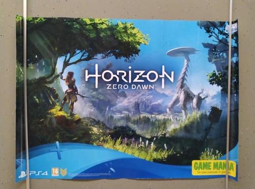 Leuke Poster - Horizon Zero Dawn Playstation 4 - Mooie staat, Verzamelen, Posters, Gebruikt, Film en Tv, A1 t/m A3, Rechthoekig Liggend
