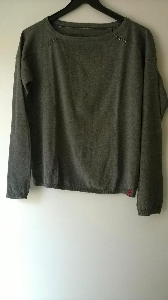 grijze trui merk Esprit - maat L, Vêtements | Femmes, Pulls & Gilets, Comme neuf, Taille 42/44 (L), Enlèvement