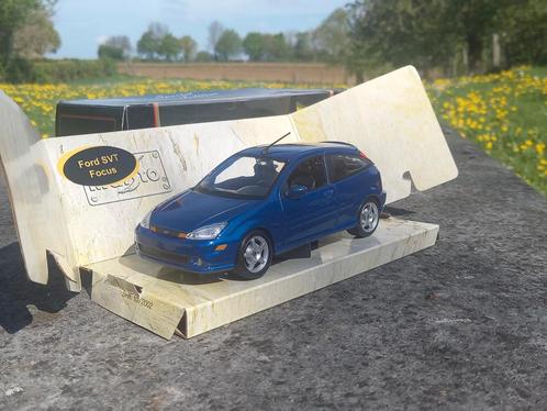 Ford Focus mk1 SVT blue 1/24 Maisto, Hobby en Vrije tijd, Modelauto's | 1:24, Zo goed als nieuw, Auto, Maisto, Ophalen of Verzenden