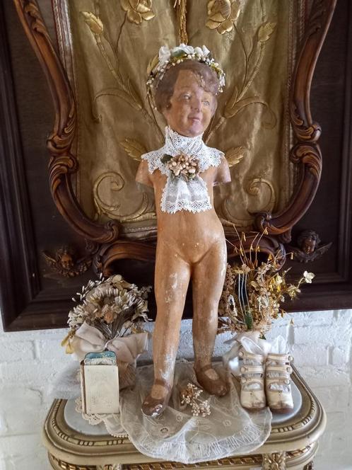 Antiek Mannequintje , Begin 1900 ,GERESERVEERD, Antiek en Kunst, Curiosa en Brocante, Ophalen of Verzenden