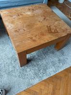 Salontafel van massief teakhout 80x80, Huis en Inrichting, Tafels | Salontafels, Ophalen, Gebruikt, Teakhout