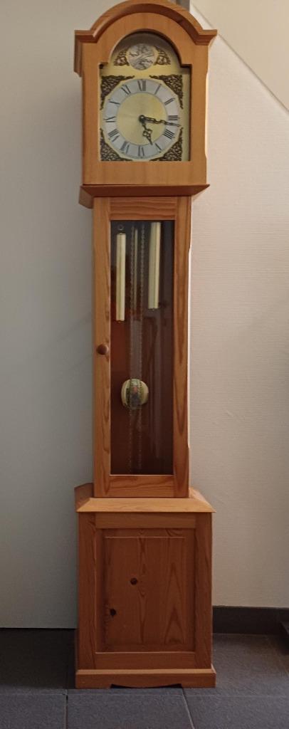 staande klok Tempus fugit, Antiek en Kunst, Antiek | Klokken, Ophalen
