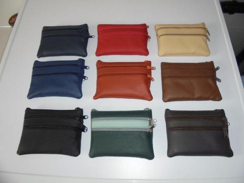 Mooie echte lederen geld/kaart beugel in diverse kleuren, Handtassen en Accessoires, Portemonnees, Nieuw, Leder, Ophalen of Verzenden