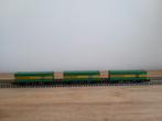 Fleischmann piccolo 3 x container wagonnen schenker, Hobby en Vrije tijd, Ophalen of Verzenden, Zo goed als nieuw, Rails, Arnold