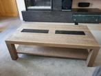 Salontafel in eik fineer, Ophalen, Eikenhout, 50 tot 100 cm, Zo goed als nieuw