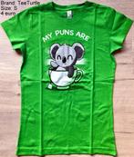 Koala t-shirt XS/S, Vêtements | Femmes, T-shirts, Neuf, Manches courtes, Enlèvement ou Envoi, Vert