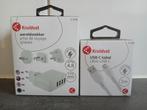 Wereldstekker 4x usb + usb C kabel 2m, Telecommunicatie, Mobiele telefoons | Telefoon-opladers, Ophalen of Verzenden, Zo goed als nieuw