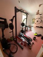 Fitness rack met dumbells en gewichten, Sport en Fitness, Ophalen, Zo goed als nieuw