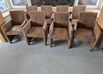 8 chaises avec roulettes et accoudoirs, Maison & Meubles, Chaises, Enlèvement, Utilisé