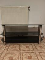 Een glazen tafel, Huis en Inrichting, Tafels | Sidetables, Ophalen, 50 tot 100 cm, Chic, Zo goed als nieuw