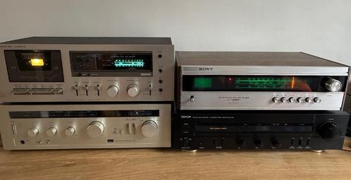 Lot Om Na Te Zien!!! Niet 100% OK Denon Luxman Sansui Sony, Audio, Tv en Foto, Stereoketens, Niet werkend, Cassettedeck, Tuner of Radio