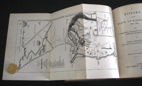 A History of the Siege of Gibraltar 1844 Drinkwater, Antiek en Kunst, Antiek | Boeken en Manuscripten, Ophalen of Verzenden