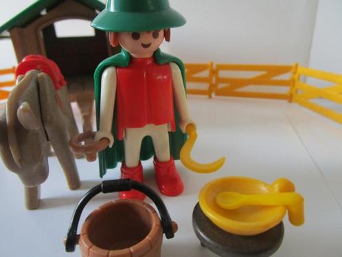Vintage playmobil 3412 Herder met kar, Kinderen en Baby's, Speelgoed | Playmobil, Gebruikt, Complete set, Ophalen of Verzenden