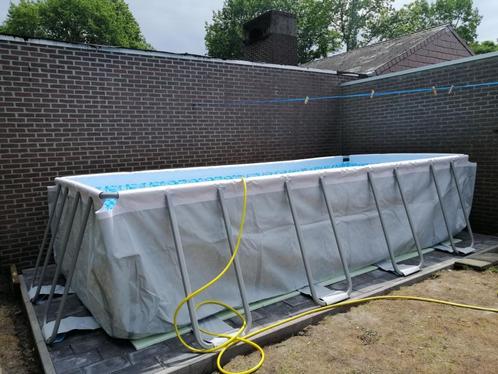 Zwembad completer kan niet, Tuin en Terras, Zwembaden, Gebruikt, Opzetzwembad, 120 cm of meer, 400 cm of meer, 200 tot 300 cm