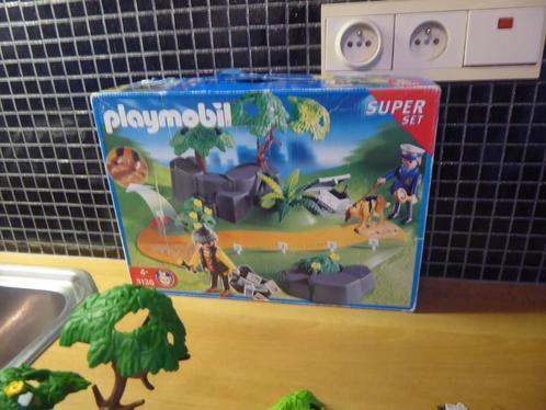 Playmobil superset politieagent-dief Box 3136, Kinderen en Baby's, Speelgoed | Playmobil, Zo goed als nieuw, Complete set, Ophalen