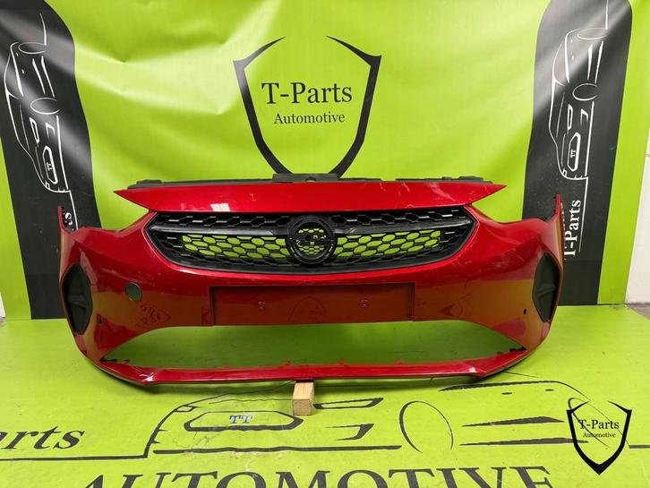 opel corsa F voorbumper bumper 6x PDC grille rooster, Auto-onderdelen, Carrosserie, Bumper, Opel, Gebruikt
