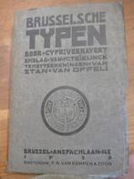 Brussel ; "Brusselsche Typen" , 1923 Cyprien Verhavert - eer, Ophalen of Verzenden, 20e eeuw of later, Gelezen