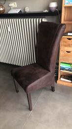 Stijlvolle bruine stoelen (4), Huis en Inrichting, Stoelen, Ophalen, Gebruikt