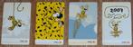 Marsupilami 4 calendriers de poche ING 2007 Batem, Enlèvement ou Envoi, Gaston ou Spirou, Comme neuf, Autres types