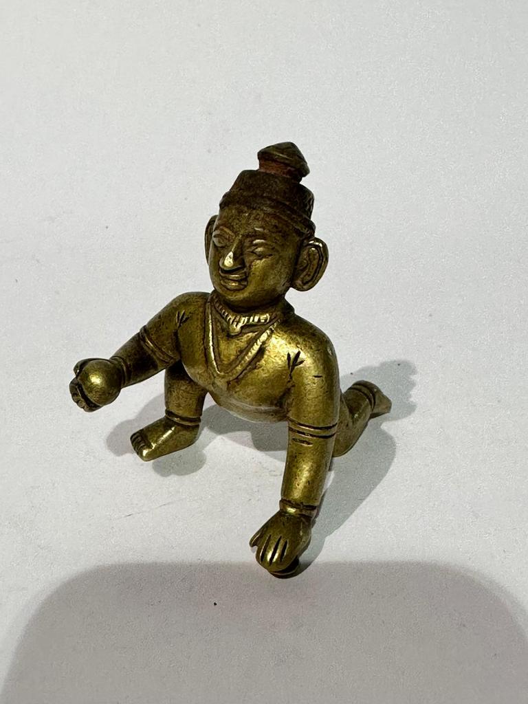 18e eeuws beeldje krishna, Verzenden