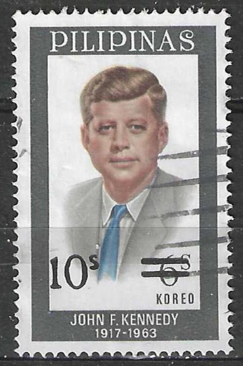 Filipijnen 1972 - Yvert 875 - John F. Kennedy (ST), Postzegels en Munten, Postzegels | Azië, Gestempeld, Verzenden
