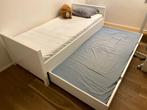 Bed 90 x 200 met bedlade en 2 matrassen Bopita Corsica wit, Kinderen en Baby's, Kinderkamer | Bedden, Ophalen, 85 tot 100 cm, Zo goed als nieuw