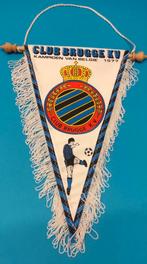 Club Brugge 1977 kampioen prachtig vintage vlag voetbal, Diversen, Vlaggen en Wimpels, Ophalen of Verzenden, Zo goed als nieuw